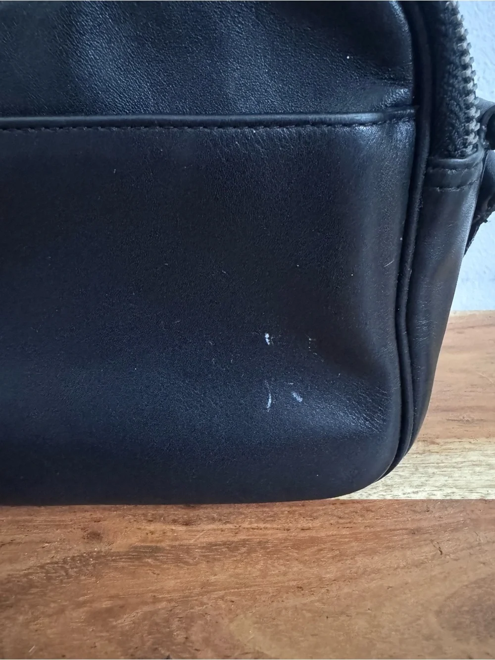Coach compact leather